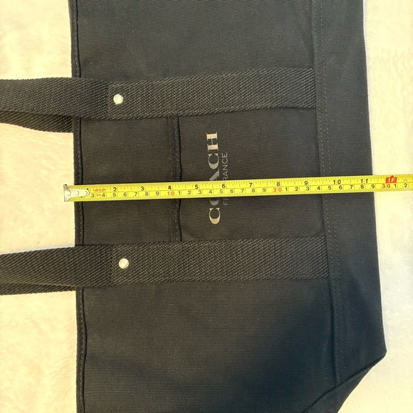 Coach Fragrance Black Cotton Canvas Tote bag - Picture 4 of 4